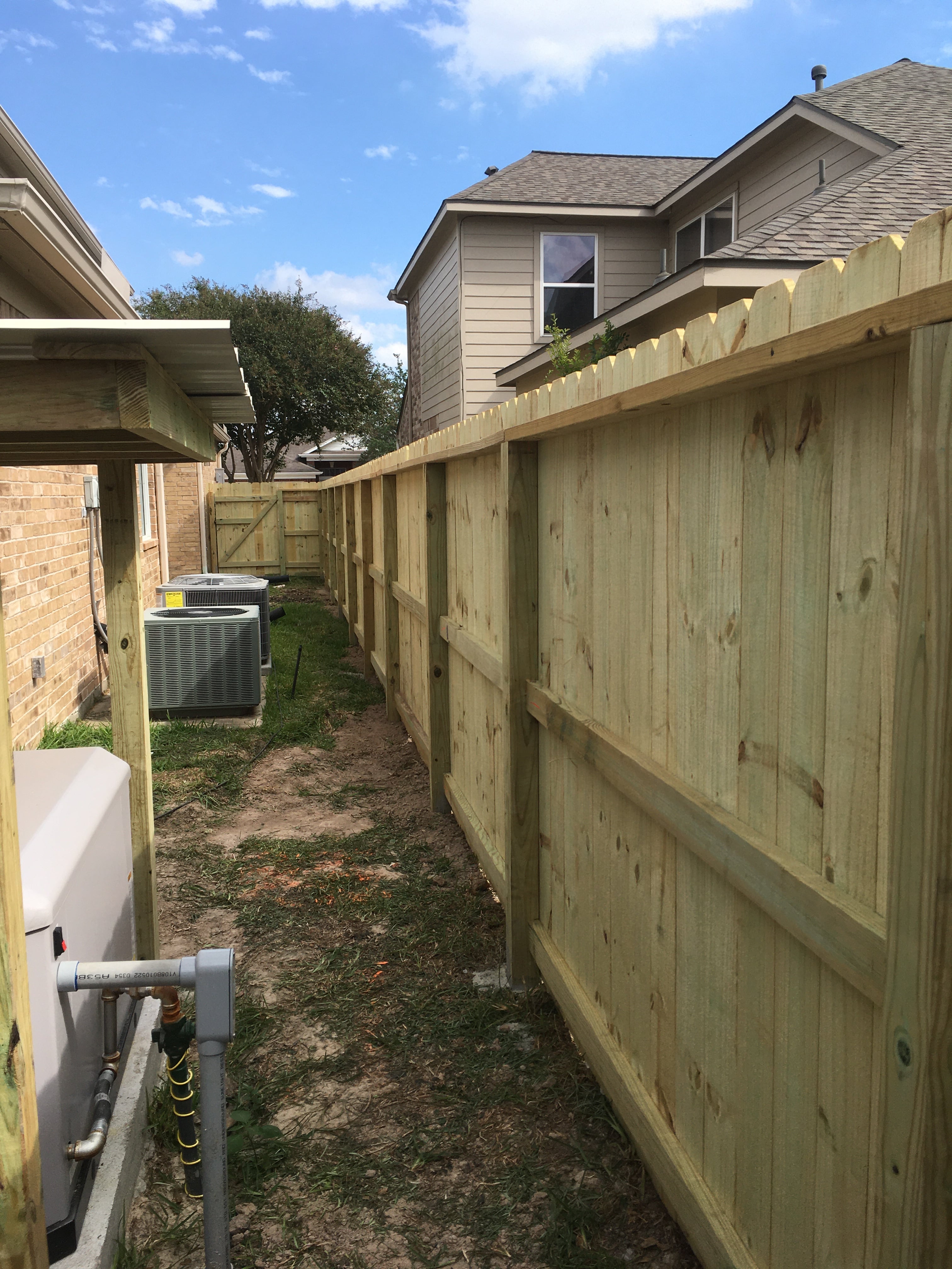 Custom fence installation